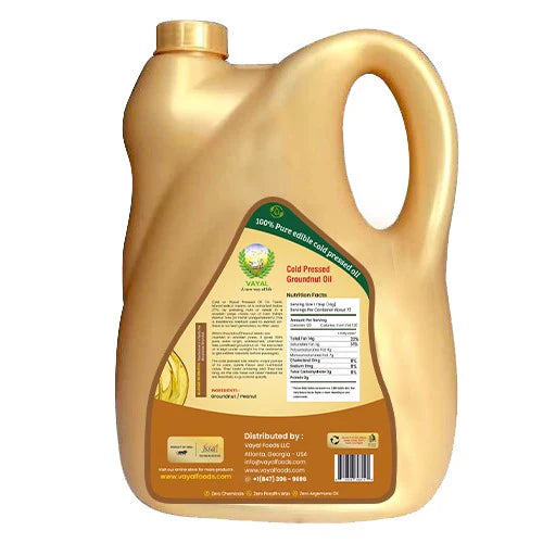 Extra Virgin Peanut Oil (9.81 lb - 5 L (5000 ml))