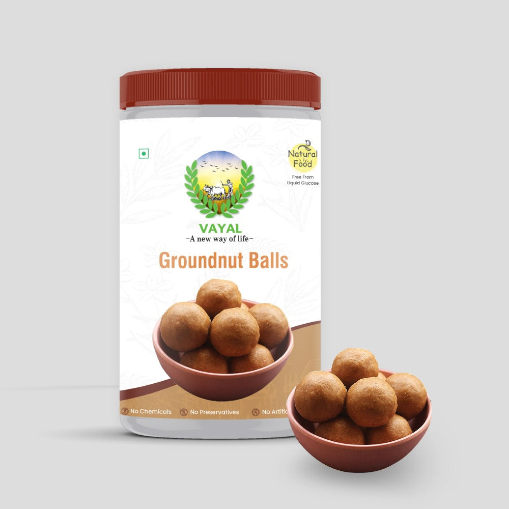Groundnut Laddu made with 100% Natural Ingredients