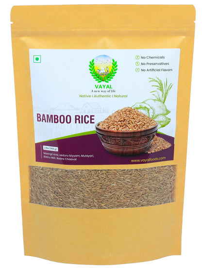 Bamboo Rice Rate Bamboo Rice - 100% Wild Forest Brown Bamboo Rice (2 lbs) – swvayalfoods