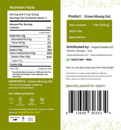 Green Moong Dhal