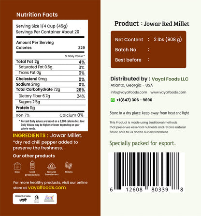 Jowar Millet (Red)